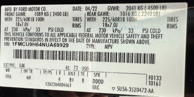 2022 Ford Escape SEL